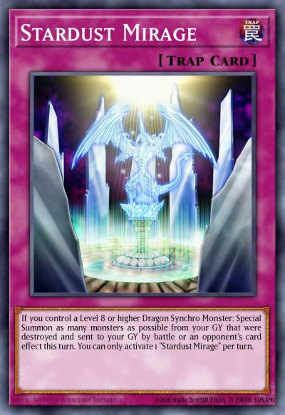 Stardust Mirage Secret Rare BLHR-EN055 Battles of Legend Heros Revenge Yugioh card