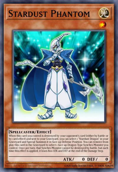 Stardust Phantom Rare STOR-EN003 Storm of Ragnarok Yugioh card