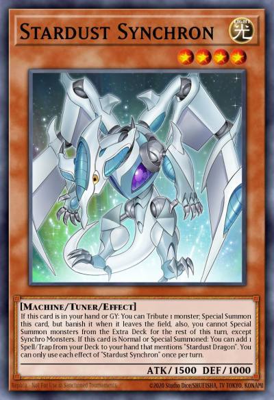 Stardust Synchron Ultra Rare MP22-EN119 2022 Tin of the Pharaohs Gods Yugioh card