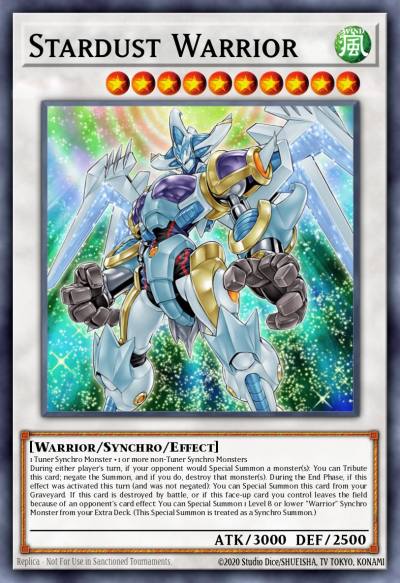 Stardust Warrior Common LED8-EN052 Legendary Duelists Synchro Storm Yugioh card