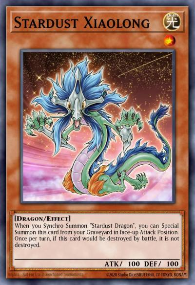 Stardust Xiaolong Common DP10-EN003 Duelist Pack Yusei 3 Yugioh card