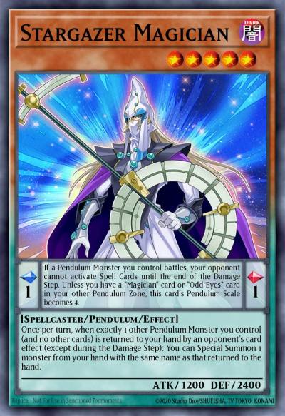 Stargazer Magician Common SDMP-EN007 Master of Pendulum Structure Deck Yugioh card