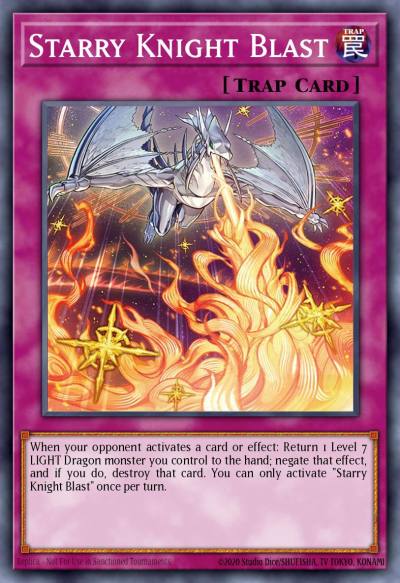 Starry Knight Blast Ultra Rare GFTP-EN035 Ghosts From the Past Yugioh card