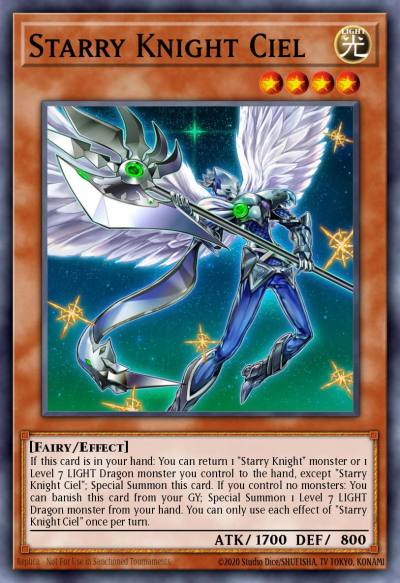 Starry Knight Ciel Common LIOV-EN019 Lightning Overdrive Yugioh card