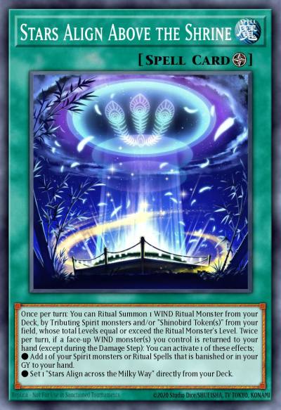 Stars Align Above the Shrine Common AGOV-EN061 Age of Overlord Yugioh card