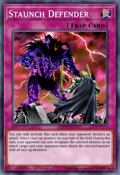 Staunch Defender Common DCR-046 Dark Crisis Yugioh card