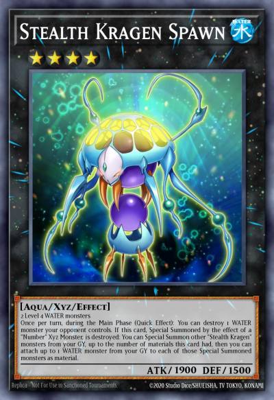 Stealth Kragen Spawn Secret Rare BROL-EN031 Brothers of Legend Yugioh card