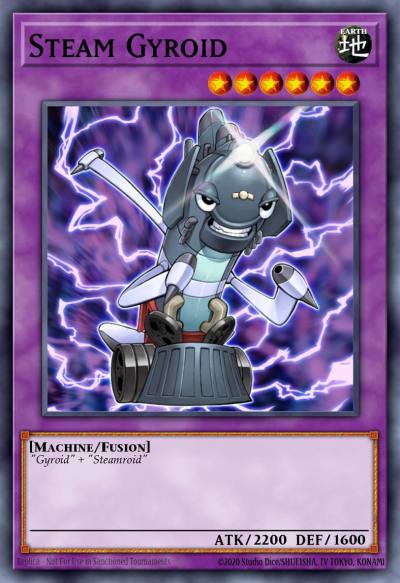 Steam Gyroid Common CRV-EN033 Cybernetic Revolution Yugioh card