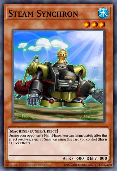 Steam Synchron Ultra Rare BLAR-EN064 Battles of Legend Armageddon Yugioh card