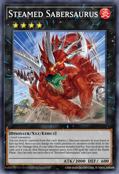 Steamed Sabersaurus Common ALIN-EN050 Alliance Insight Yugioh card