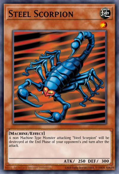 Steel Scorpion Common MRD-029 Metal Raiders Yugioh card