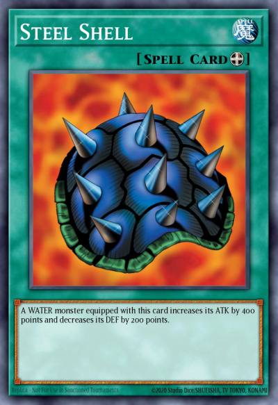 Steel Shell Rare TP1-007 Tournament Pack 1st Season Yugioh card