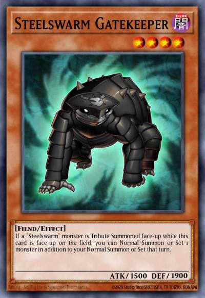 Steelswarm Gatekeeper Duel Terminal Normal Parallel Rare DT05-EN078 Duel Terminal 5b Yugioh card