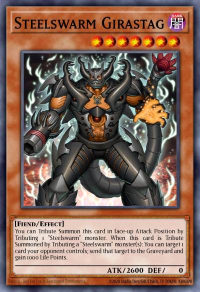 Steelswarm Girastag Duel Terminal Ultra Parallel Rare DT05-EN082 Duel Terminal 5b Yugioh card