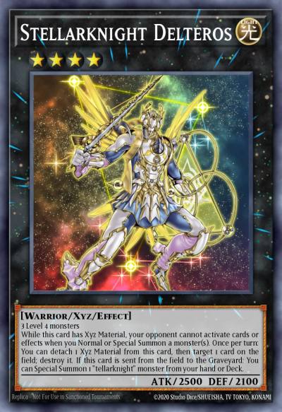 Stellarknight Delteros Secret Rare MP15-EN098 2015 Mega-Tin Mega Pack Yugioh card