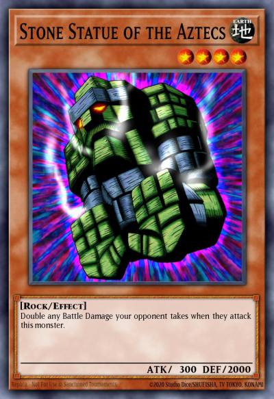 Stone Statue of the Aztecs Super Rare AST-014 Ancient Sanctuary Yugioh card