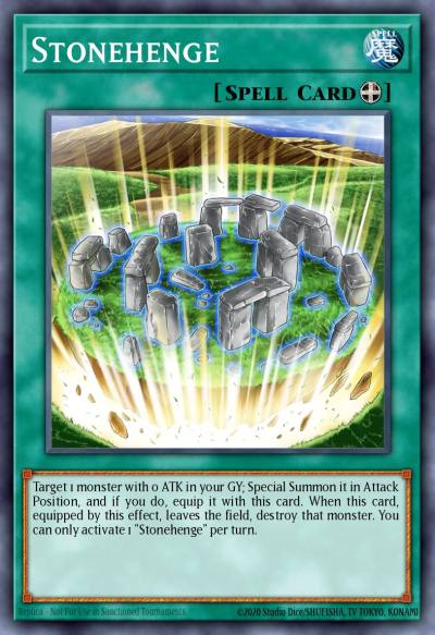 Stonehenge Ultra Rare BLCR-EN024 Battles of Legend Crystal Revenge Yugioh card