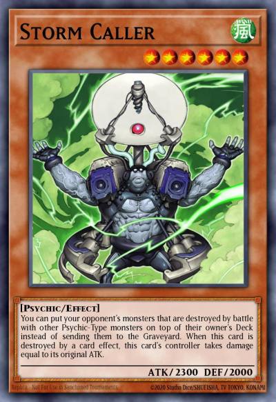 Storm Caller Rare CSOC-EN022 Crossroads of Chaos Yugioh card
