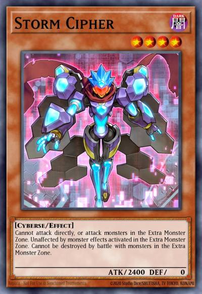 Storm Cipher Common SDPL-EN007 Structure Deck Powercode Link Yugioh card