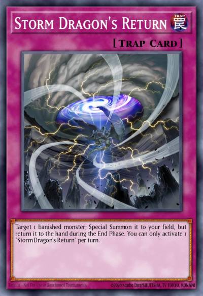 Storm Dragons Return Ultra Rare MP20-EN138 2020 Tin of Lost Memories Mega Pack Yugioh card