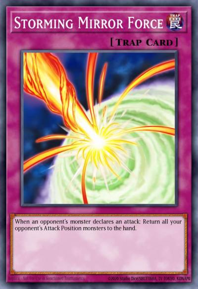 Storming Mirror Force Common STAS-EN012 2-Player Starter Set Yugioh card