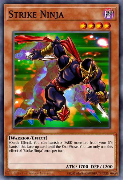 Strike Ninja Starfoil Rare BATT-EN003 Battle Pack Tournament Prize Cards Yugioh card