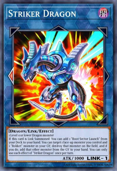 Striker Dragon Prismatic Secret Rare MP20-EN204 2020 Tin of Lost Memories Mega Pack Yugioh card