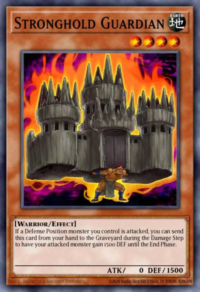 Stronghold Guardian Common DP10-EN011 Duelist Pack Yusei 3 Yugioh card