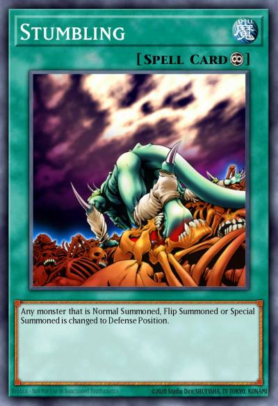 Stumbling Common DR2-EN035 Dark Revelation Volume 2 Yugioh card