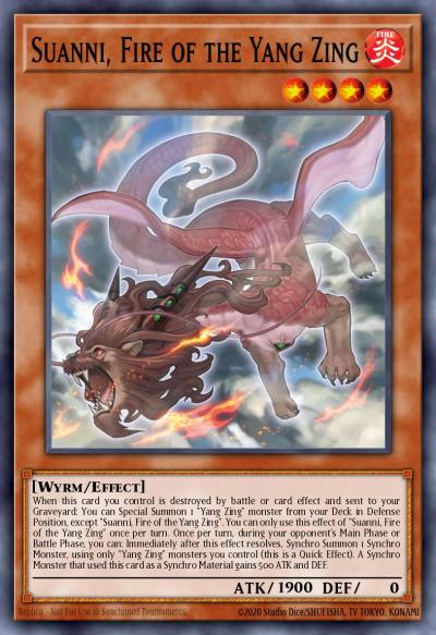Suanni Fire of the Yang Zing Super Rare MP15-EN083 2015 Mega-Tin Mega Pack Yugioh card