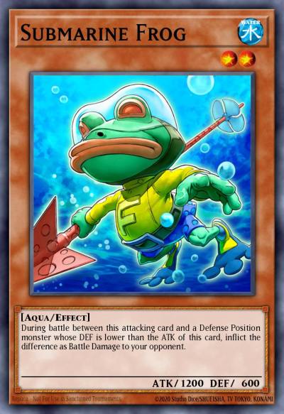 Submarine Frog Common CRMS-EN087 Crimson Crisis Yugioh card