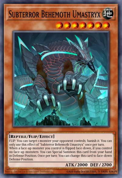 Subterror Behemoth Umastryx Ultra Rare TDIL-EN083 The Dark Illusion Yugioh card
