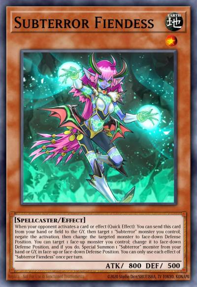 Subterror Fiendess Super Rare FIGA-EN048 Fists of the Gadgets Yugioh card