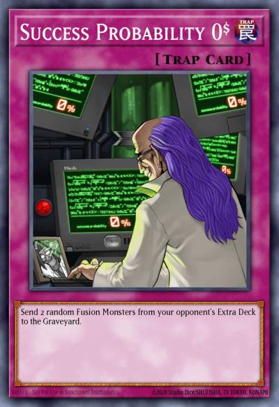 Success Probability 0% Common DR04-EN177 Dark Revelation Volume 4 Yugioh card