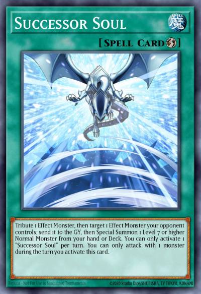 Successor Soul Ultra Rare MP20-EN246 2020 Tin of Lost Memories Yugioh card