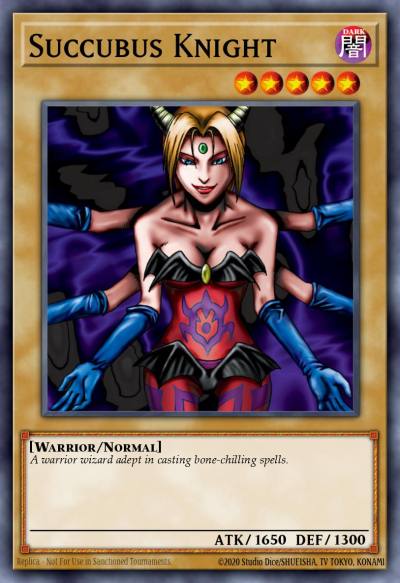 Succubus Knight Common LOB-117 Legend of Blue Eyes White Dragon Yugioh card