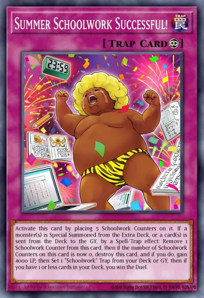 Summer Schoolwork Successful Common ROTA-EN080 Rage of the Abyss Yugioh card