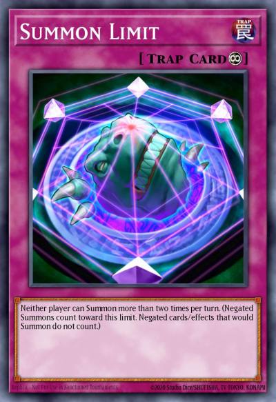 Summon Limit Super Rare RA01-EN070 25th Anniversary Rarity Collection Yugioh card