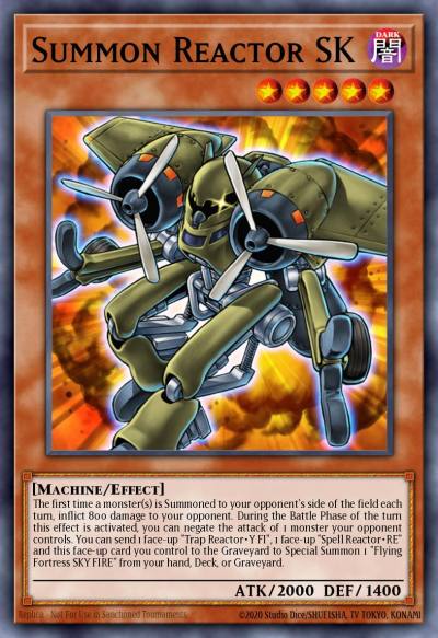 Summon Reactor SK Common CRMS-EN012 Crimson Crisis Yugioh card