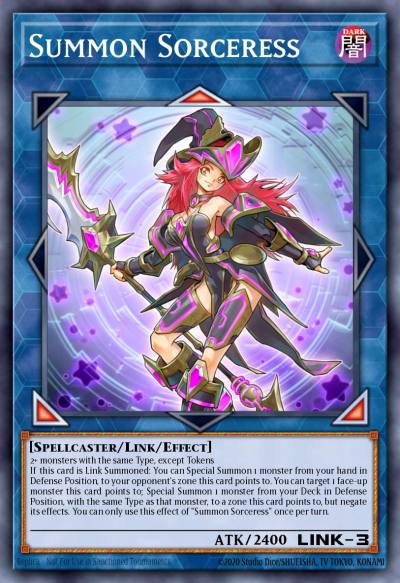 Summon Sorceress Secret Rare BLMM-EN157 Battles of Legend Monster Mayhem Yugioh card