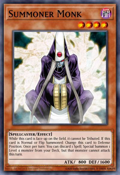 Summoner Monk Common SDDC-EN017 Dragons Collide Structure Deck Yugioh card