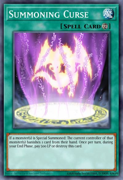 Summoning Curse Short Print DREV-EN061 Duelist Revolution Yugioh card