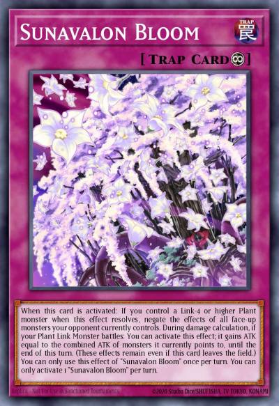 Sunavalon Bloom Ultra Rare GFTP-EN026 Ghosts From the Past Yugioh card