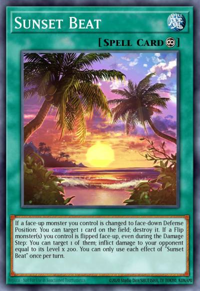 Sunset Beat Common MP25-EN330 2025 Mega-Pack Tin Yugioh card