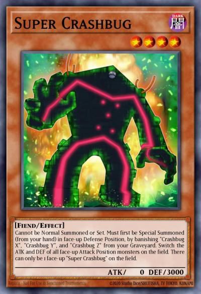 Super Crashbug Super Rare GENF-EN012 Generation Force Yugioh card