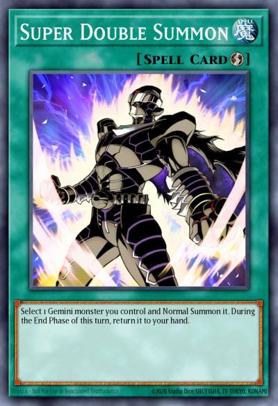 Super Double Summon Common GLAS-EN053 Gladiators Assault Yugioh card