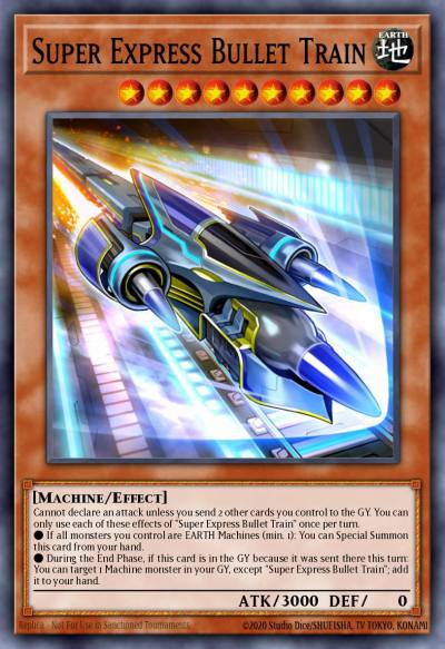 Super Express Bullet Train Ultra Rare LDS2-EN121 Legendary Duelists Season 2 Yugioh card