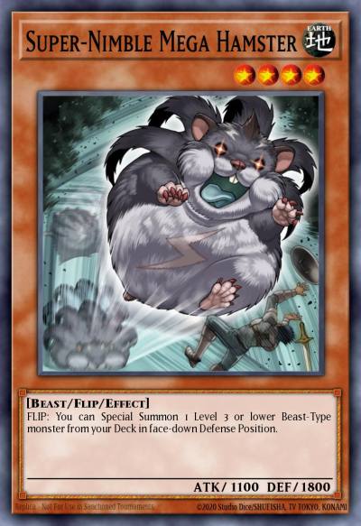 Super-Nimble Mega Hamster Collector's Rare RA02-EN004 25th Anniversary Rarity Collection II Yugioh card
