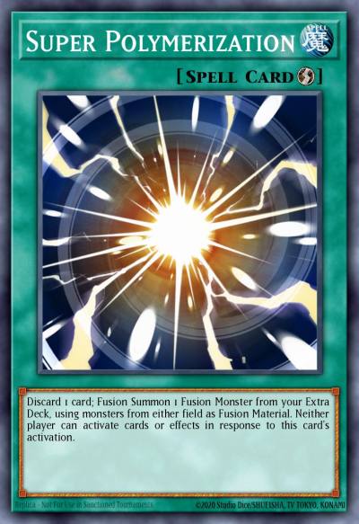 Super Polymerization Starlight Rare BLCR-EN100 Battles of Legend Crystal Revenge Yugioh card