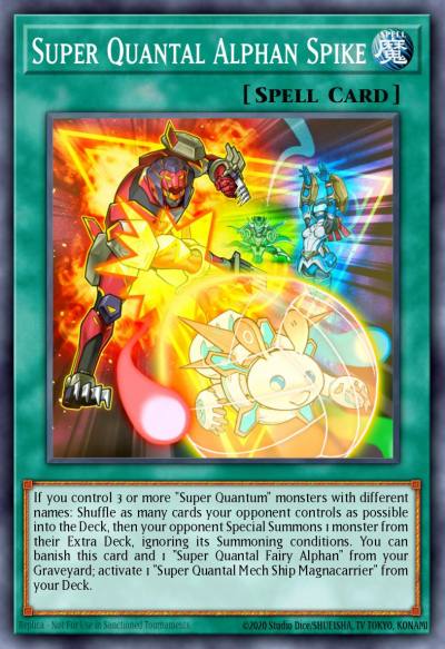 Super Quantal Alphan Spike Common MP17-EN216 2017 Mega-Tin Mega Pack Yugioh card